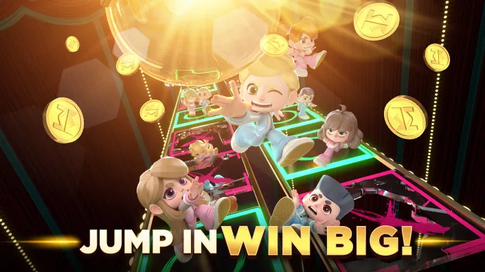 A shimmering gold coin with a 'Bonus' emblem, surrounded by glittering lights and casino chips, representing the exclusive promotions and loyalty rewards for oktt login members.